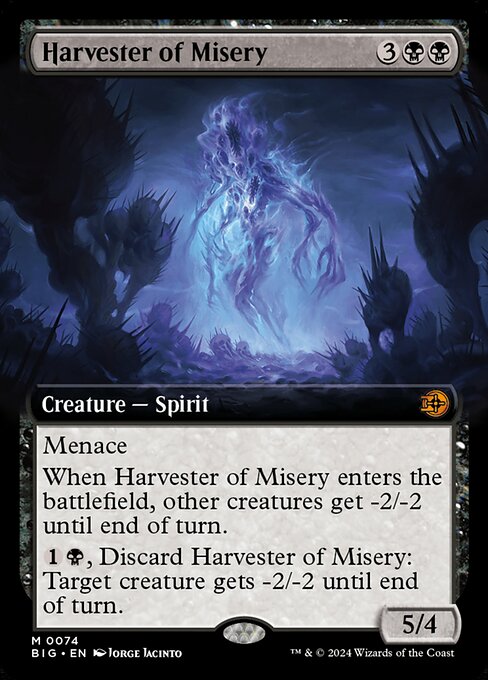 【EN】苦難の収穫者/Harvester of Misery [BIG] 黒M No.74