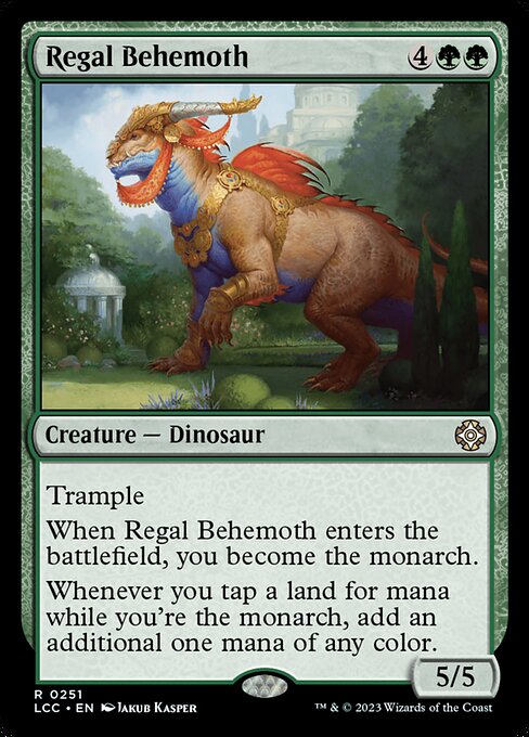 【EN】絢爛なビヒモス/Regal Behemoth [LCC] 緑R No.251