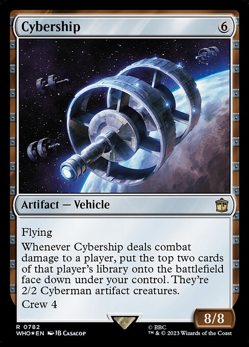 【サージFoil】【Foil】【EN】サイバーシップ/Cybership [WHO] 茶R No.782