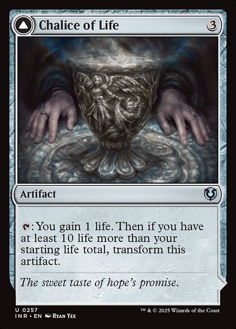 【Foil】【EN】Chalice of Life // Chalice of Death [INR] 茶U No.257