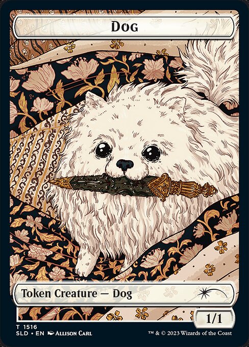 【Foil】【EN】Dog [SLD] 白C No.1516
