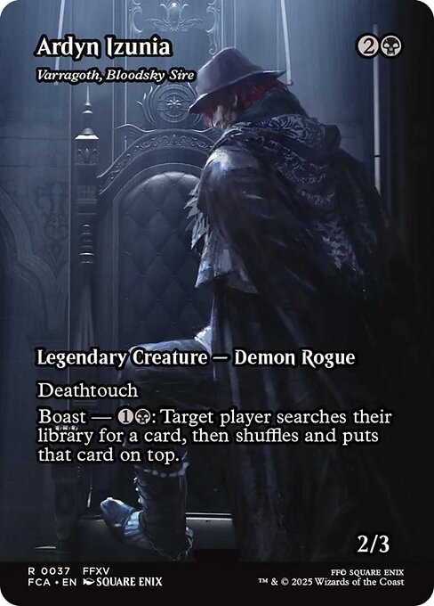 【ショーケース】【Foil】【EN】血空の主君、ヴェラゴス/Varragoth, Bloodsky Sire [FCA] 黒R No.37