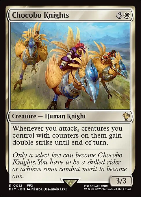 【EN】チョコボ騎兵隊/Chocobo Knights [FIC] 白R No.12