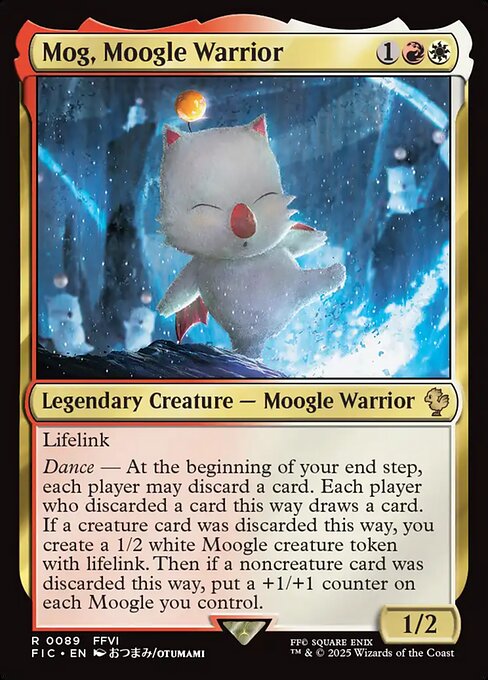 【EN】モーグリ族の戦士、モグ/Mog, Moogle Warrior [FIC] 金R No.89