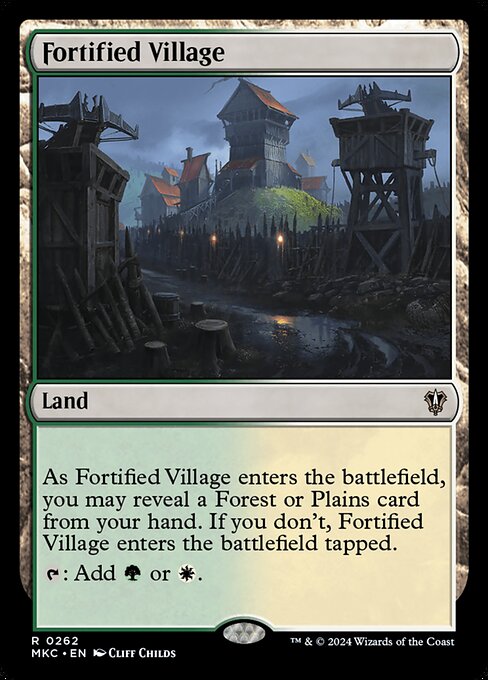 【EN】要塞化した村/Fortified Village [MKC] 無R No.262