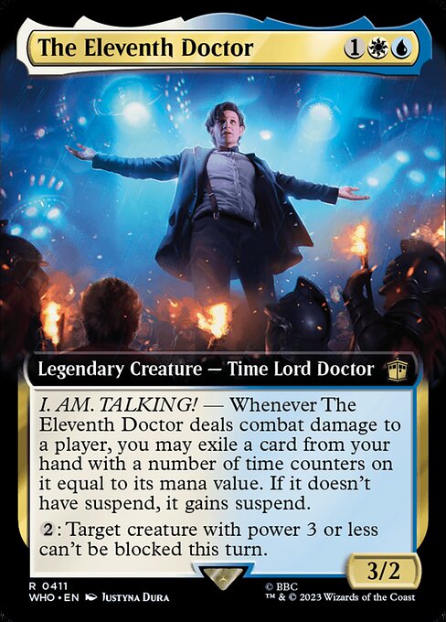 【拡張アート】【Foil】【EN】11代目ドクター/The Eleventh Doctor [WHO] 金R No.411