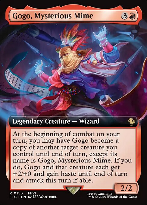【拡張アート】【EN】ものまね士、ゴゴ/Gogo, Mysterious Mime [FIC] 赤R No.153