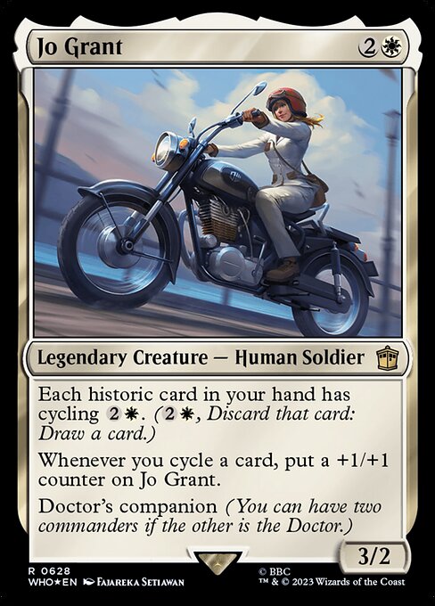 【サージFoil】【Foil】【EN】ジョー・グラント/Jo Grant [WHO] 白R No.628
