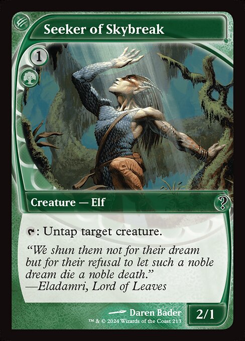 【Foil】【EN】天光を求める者/Seeker of Skybreak [MB2] 緑C No.213