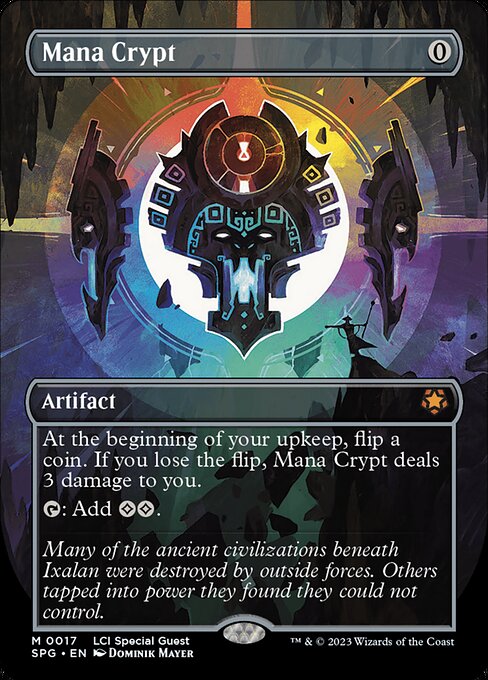 【フルアート】【Foil】【EN】魔力の墓所/Mana Crypt [SPG] 茶M No.17