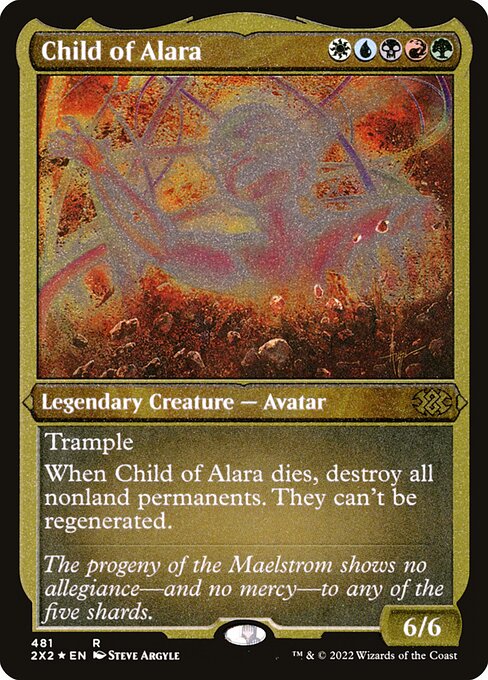 【エッチングFoil】【EN】アラーラの子/Child of Alara [2X2] 金R No.481
