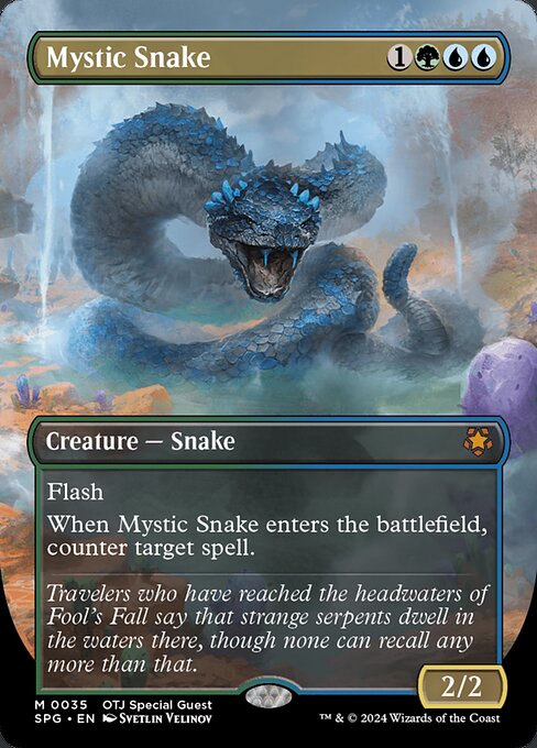 【ボーダレス】【EN】神秘の蛇/Mystic Snake [SPG] 金M No.35