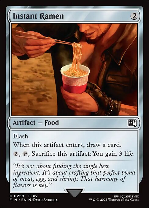 【Foil】【EN】インスタントラーメン/Instant Ramen [FIN] 茶C No.259