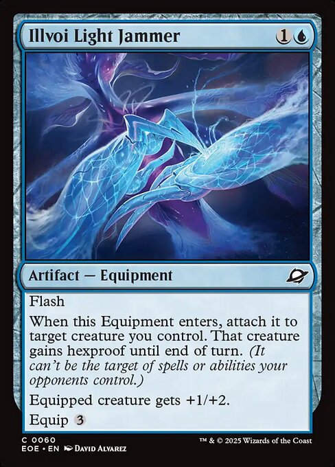 【Foil】【EN】イルヴォイの光妨害器/Illvoi Light Jammer [EOE] 青C No.60
