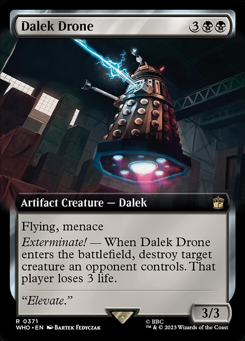 【拡張アート】【EN】ダーレクのドローン/Dalek Drone [WHO] 黒R No.371
