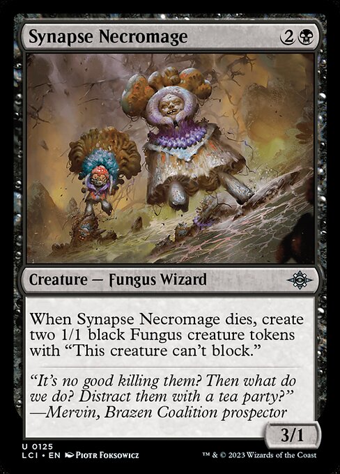 【Foil】【EN】末梢の屍道士/Synapse Necromage [LCI] 黒U No.125