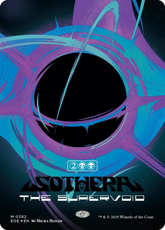 【ボーダレス】【Singularity Foil】【JP】スーパーヴォイド、ソセラ/Sothera, the Supervoid [EOE] 黒M No.382