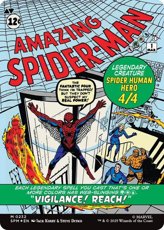 【ボーダレス】【Foil】【JP】ピーター・パーカー // アメイジング・スパイダーマン/Peter Parker // Amazing Spider-Man [SPM] 白M No.232