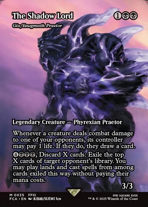 【ショーケース】【Foil】【EN】ヨーグモスの法務官、ギックス/Gix, Yawgmoth Praetor [FCA] 黒M No.35