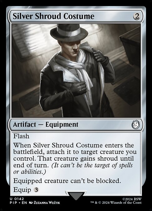 【EN】シルバー・シュラウドの衣装/Silver Shroud Costume [PIP] 茶U No.142