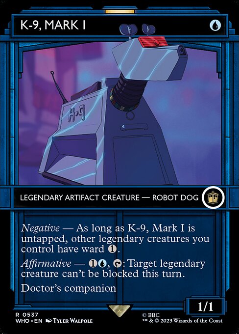 【ショーケース】【Foil】【EN】K-9 マークI型/K-9, Mark I [WHO] 青R No.537