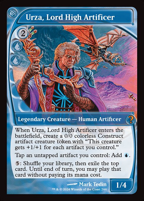 【Foil】【EN】最高工匠卿、ウルザ/Urza, Lord High Artificer [MB2] 青M No.244