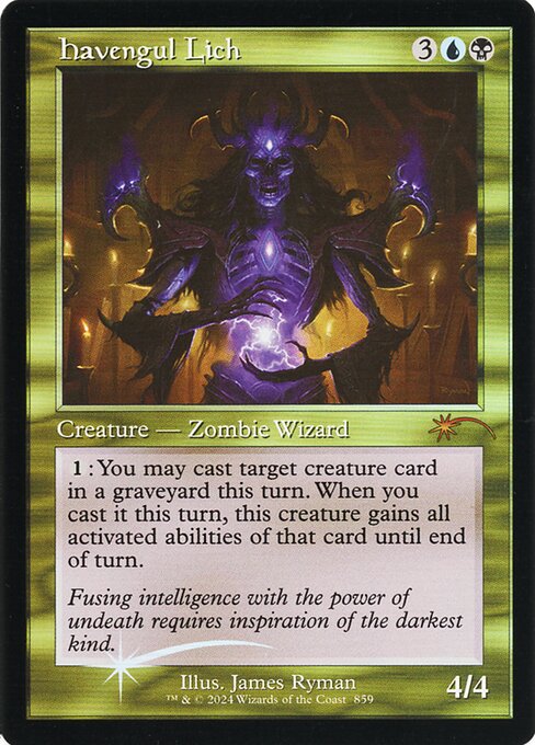 【Foil】【EN】ヘイヴングルの死者/Havengul Lich [SLD] 金M No.859