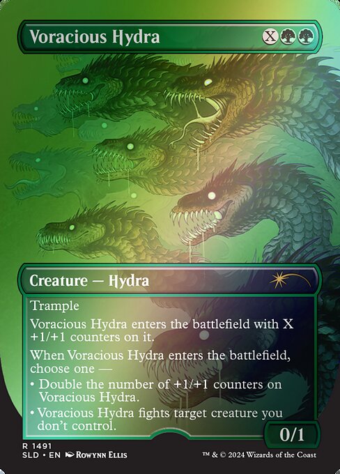 【Foil】【EN】大食のハイドラ/Voracious Hydra [SLD] 緑R No.1491★