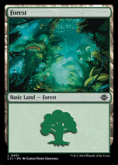 【Foil】【EN】森/Forest [LCI] 無C No.401