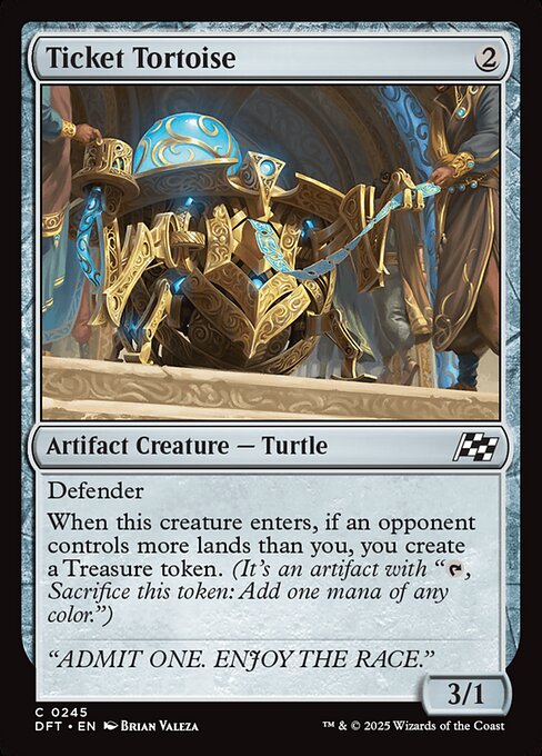 【Foil】【EN】切符亀/Ticket Tortoise [DFT] 茶C No.245