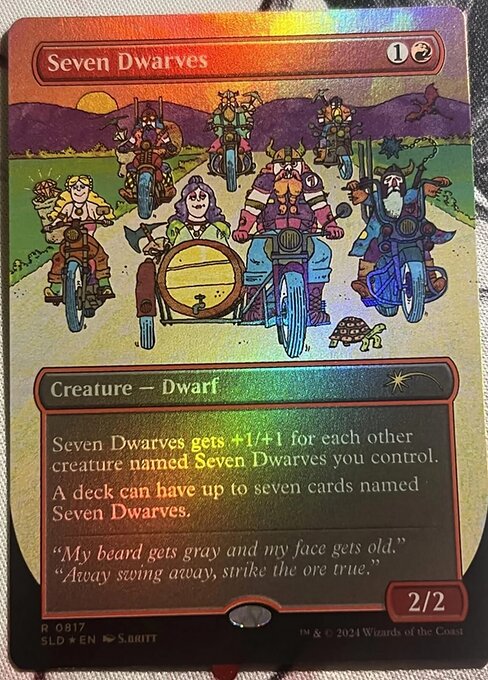 【Foil】【EN】七人の小人/Seven Dwarves [SLD] 赤R No.817