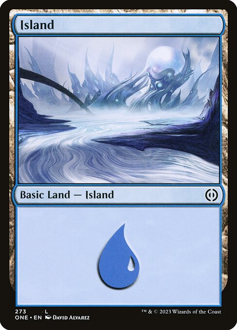 【Foil】【EN】島/Island [ONE] 無C No.273