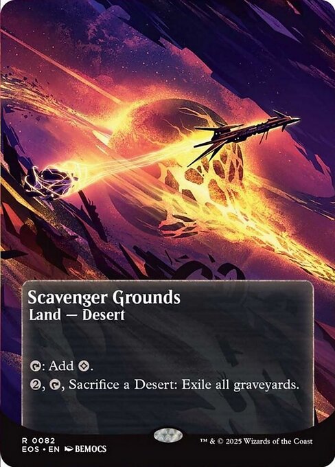 【ボーダレス】【EN】屍肉あさりの地/Scavenger Grounds [EOS] 土地R No.82