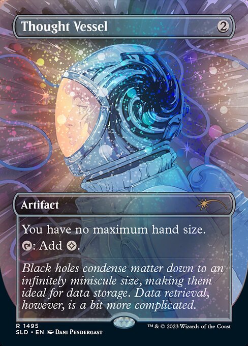 【ボーダレス】【Foil】【EN】思考の器/Thought Vessel [SLD] 茶R No.1495★