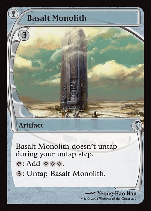【Foil】【EN】玄武岩のモノリス/Basalt Monolith [MB2] 茶U No.217