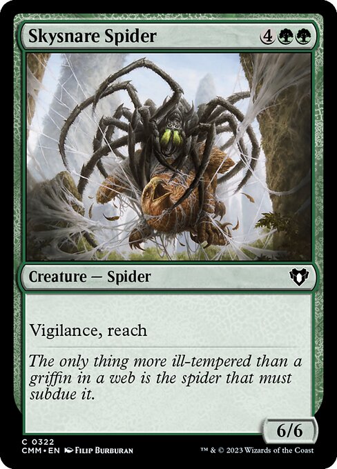 【EN】空網蜘蛛/Skysnare Spider [CMM] 緑C No.322