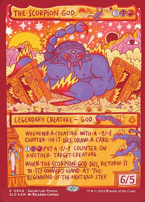 【Foil】【EN】蠍の神/The Scorpion God [SLD] 金M No.904