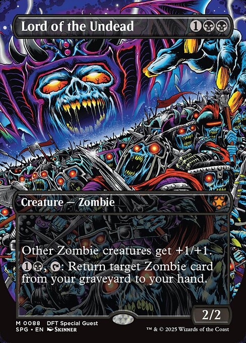 【ボーダレス】【Foil】【EN】アンデッドの王/Lord of the Undead [SPG] 黒M No.88