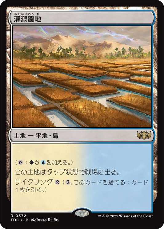 【JP】灌漑農地/Irrigated Farmland [TDC] 土地R No.372