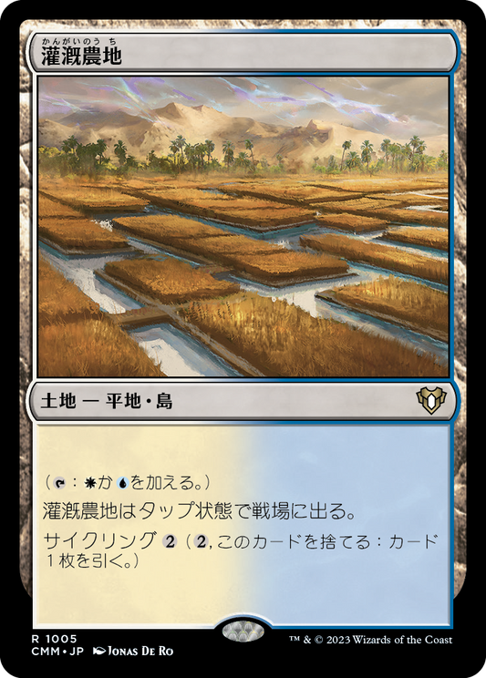 【JP】灌漑農地/Irrigated Farmland [CMM] 無R No.1005