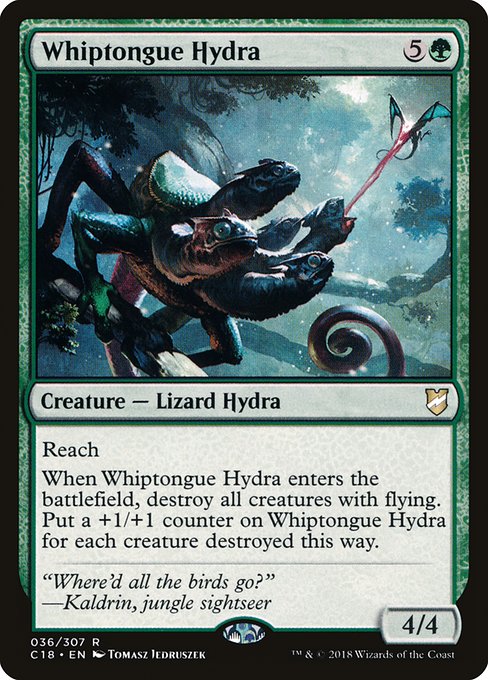 【EN】舌長ハイドラ/Whiptongue Hydra [C18] 緑R No.36