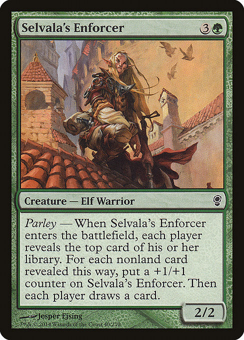 【Foil】【EN】セルヴァラの処罰者/Selvala's Enforcer [CNS] 緑C No.40