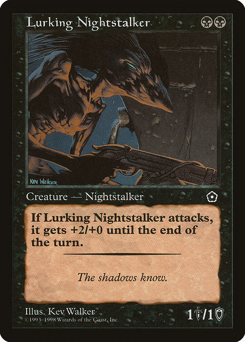 【EN】隠れ潜む夜魔/Lurking Nightstalker [P02] 黒C No.77