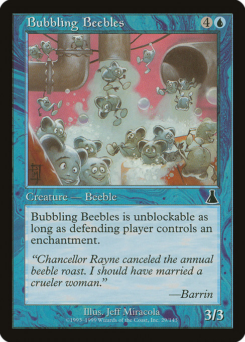 【Foil】【EN】泡立つビーブル/Bubbling Beebles [UDS] 青C No.29