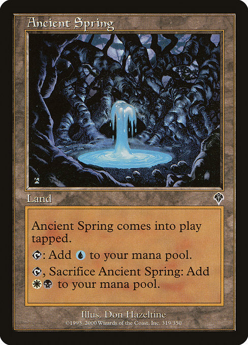 【Foil】【EN】古き泉/Ancient Spring [INV] 無C No.319