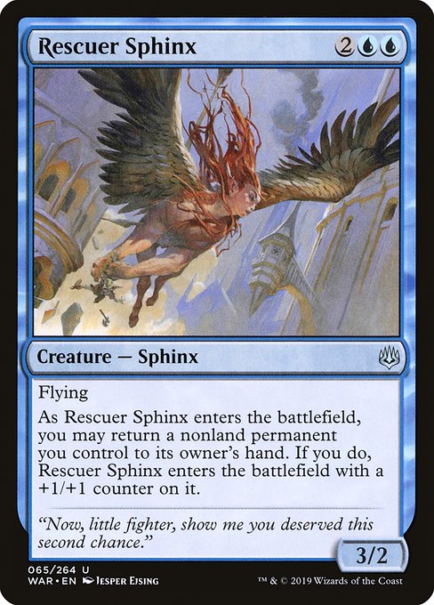 【EN】救出のスフィンクス/Rescuer Sphinx [WAR] 青U No.65