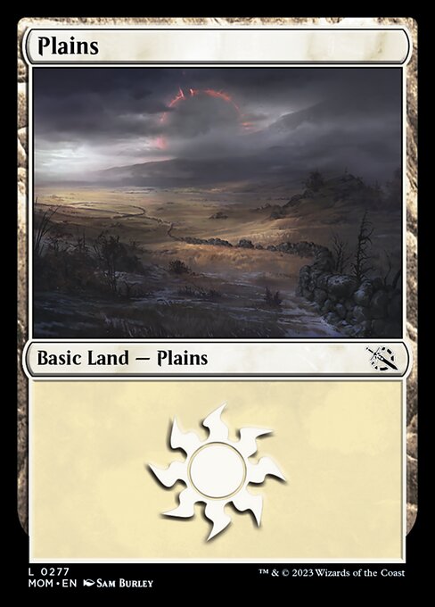 【Foil】【EN】平地/Plains [MOM] 無C No.277