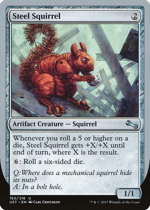 【Foil】【EN】Steel Squirrel [UST] 茶U No.162