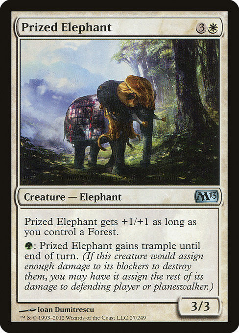 【EN】尊き象/Prized Elephant [M13] 白U No.27
