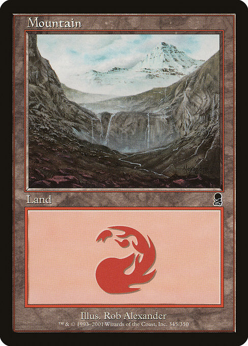 【Foil】【EN】山/Mountain [ODY] 無C No.345